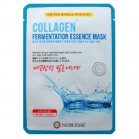 Тканевая маска для лица на основе коллагена / Noblesse Collagen Fermentation Essence Mask