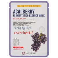 Тканевая маска для лица на основе экстракта ягод асаи / Noblesse Red Acai Berry Essence Mask