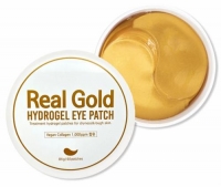 Гидрогелевые патчи с золотом и пептидами / Prreti Real Gold Hydrogel Eye Patch