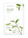 Тканевая маска для лица с экстрактом зеленого чая / Real Nature Mask Sheet Green Tea